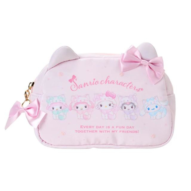 ▲新品特價【預購】 Sanrio 三麗鷗 尼龍造型化妝包 (牛奶緞帶貓) ▲新品特價【預購】 Sanrio 三麗鷗 尼龍造型化妝包 (牛奶緞帶貓)