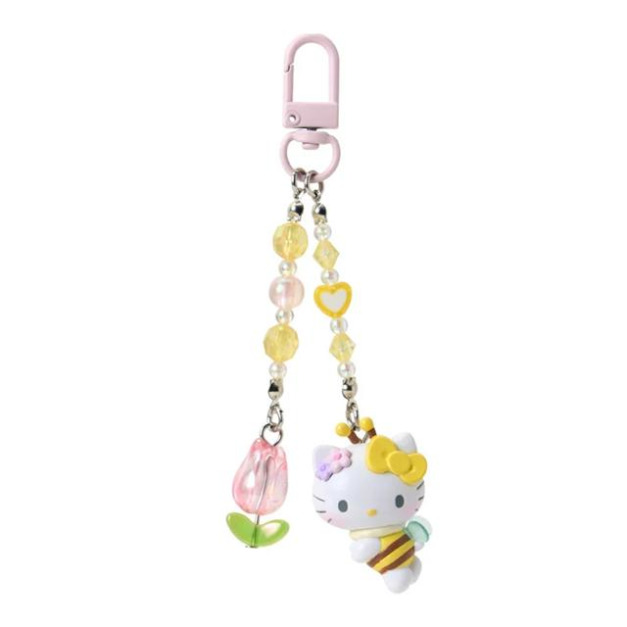 ▲新品特價【預購】 Sanrio 三麗鷗 Hello Kitty 造型串珠鑰匙圈 (蜜蜂進行曲) ▲新品特價【預購】 Sanrio 三麗鷗 Hello Kitty 造型串珠鑰匙圈 (蜜蜂進行曲)