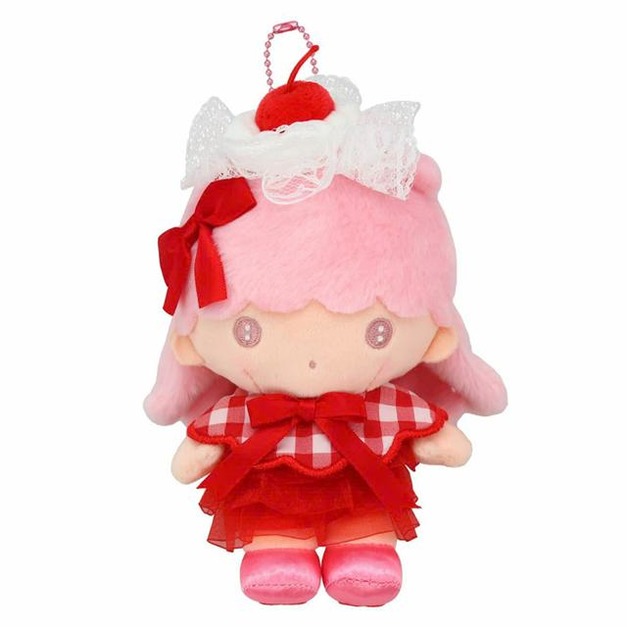 ▲新品特價 Sanrio 三麗鷗 粧美堂 LALA 絨毛玩偶吊飾 (櫻桃鮮奶油)