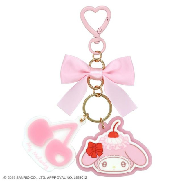 ▲新品特價 Sanrio 三麗鷗 粧美堂 美樂蒂 壓克力造型雙連鑰匙圈 (櫻桃鮮奶油) ▲新品特價 Sanrio 三麗鷗 粧美堂 美樂蒂 壓克力造型雙連鑰匙圈 (櫻桃鮮奶油)