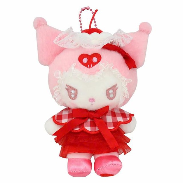 ▲新品特價 Sanrio 三麗鷗 粧美堂 酷洛米 絨毛玩偶吊飾 (櫻桃鮮奶油)