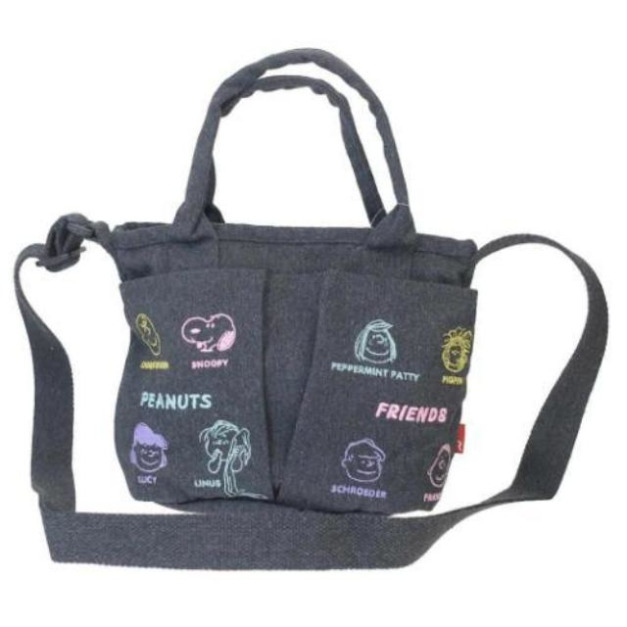 史努比 x ROOTOTE 手提肩背兩用包 S (灰人物大頭款) 史努比 x ROOTOTE 手提肩背兩用包 S (灰人物大頭款)