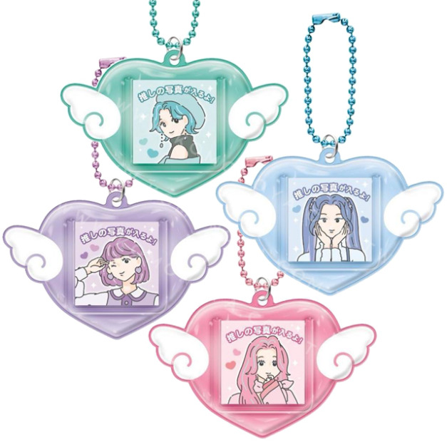 相片收納套吊飾 (愛心翅膀款) 相片收納套吊飾 (愛心翅膀款)