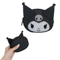 Sanrio 三麗鷗 皮質造型拉鍊化妝包 (黑白大臉款) Kitty 布丁狗 大耳狗 花小兔_4 Sanrio 三麗鷗 皮質造型拉鍊化妝包 (黑白大臉款) Kitty 布丁狗 大耳狗 花小兔_4