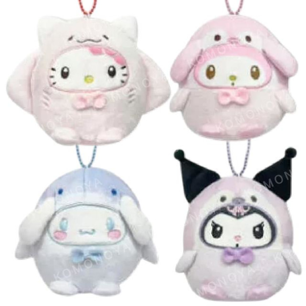 Sanrio 三麗鷗 絨毛玩偶零錢包吊飾 (海生館系列) Kitty 美樂蒂 酷洛米 大耳狗 Sanrio 三麗鷗 絨毛玩偶零錢包吊飾 (海生館系列) Kitty 美樂蒂 酷洛米 大耳狗