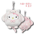 Sanrio 三麗鷗 絨毛玩偶伸縮票卡零錢包 (海生館系列) Kitty 美樂蒂 酷洛米 大耳狗_1 Sanrio 三麗鷗 絨毛玩偶伸縮票卡零錢包 (海生館系列) Kitty 美樂蒂 酷洛米 大耳狗_1