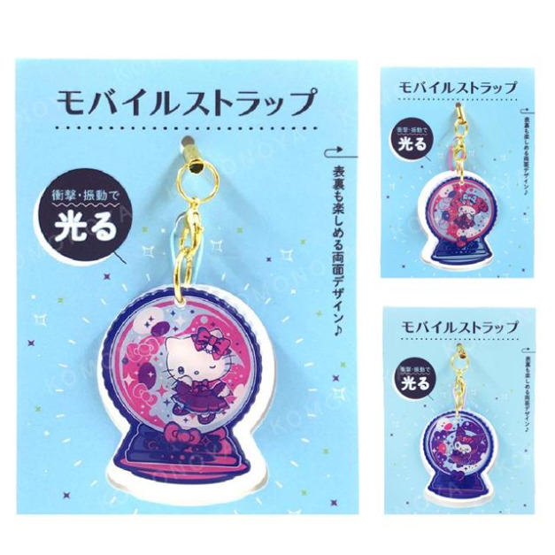 Sanrio 三麗鷗 造型發光手機吊飾 (眨眼款) Kitty 美樂蒂 酷洛米 Sanrio 三麗鷗 造型發光手機吊飾 (眨眼款) Kitty 美樂蒂 酷洛米