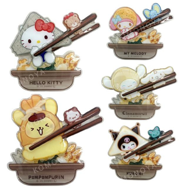Sanrio 三麗鷗 壓克力造型磁鐵 (關東煮款) Kitty 美樂蒂 大耳狗 酷洛米 Sanrio 三麗鷗 壓克力造型磁鐵 (關東煮款) Kitty 美樂蒂 大耳狗 酷洛米