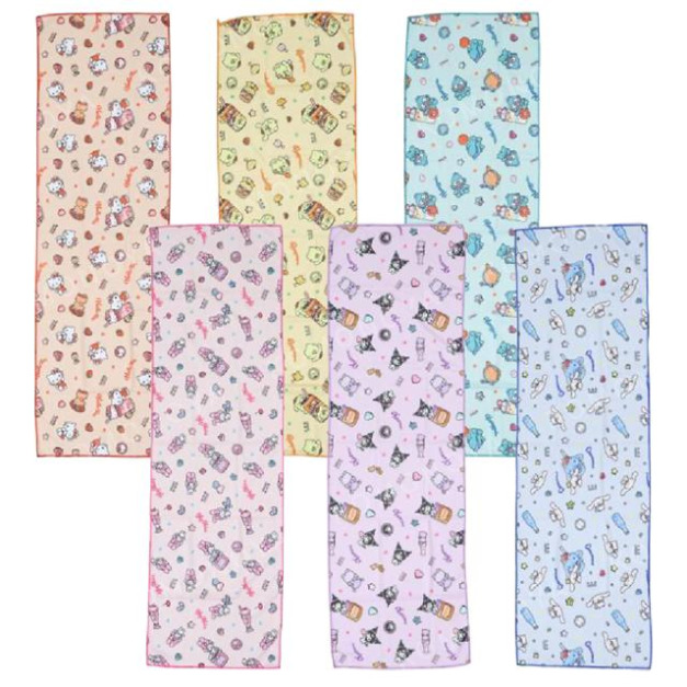 Sanrio 三麗鷗 UV涼感巾 100x30cm (食物款) Kitty 大耳狗 美樂蒂 布丁狗 Sanrio 三麗鷗 UV涼感巾 100x30cm (食物款) Kitty 大耳狗 美樂蒂 布丁狗