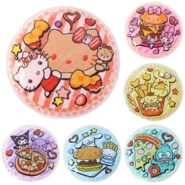 Sanrio 三麗鷗 圓形透明果凍保冷劑 (食物款) Kitty 大耳狗 美樂蒂 布丁狗 Sanrio 三麗鷗 圓形透明果凍保冷劑 (食物款) Kitty 大耳狗 美樂蒂 布丁狗
