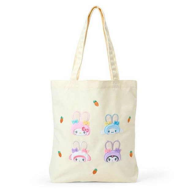 ▲新品特價【預購】Sanrio 三麗鷗大集合 直式肩背袋 (胖耳兔兔復活節)