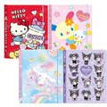 Sanrio 三麗鷗 A5 六孔多功能資料夾 Kitty 酷洛米 花小兔 大耳狗 Sanrio 三麗鷗 A5 六孔多功能資料夾 Kitty 酷洛米 花小兔 大耳狗