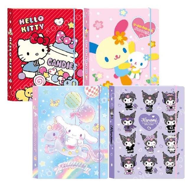 Sanrio 三麗鷗 A5 六孔多功能資料夾 Kitty 酷洛米 花小兔 大耳狗