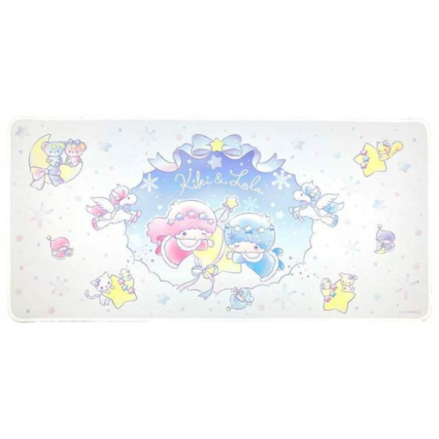Sanrio 三麗鷗 長型桌墊 34x9cm (白冬日星星款) Sanrio 三麗鷗 長型桌墊 34x9cm (白冬日星星款)