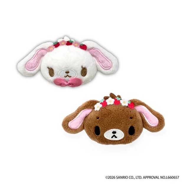 ▲新品特價 Sanrio 三麗鷗 蜜糖邦尼 絨毛玩偶髮夾2入組 (仙子系列)