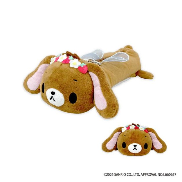 ▲新品特價 Sanrio 三麗鷗 蜜糖邦尼 黑兔 造型絨毛筆袋 (仙子系列)