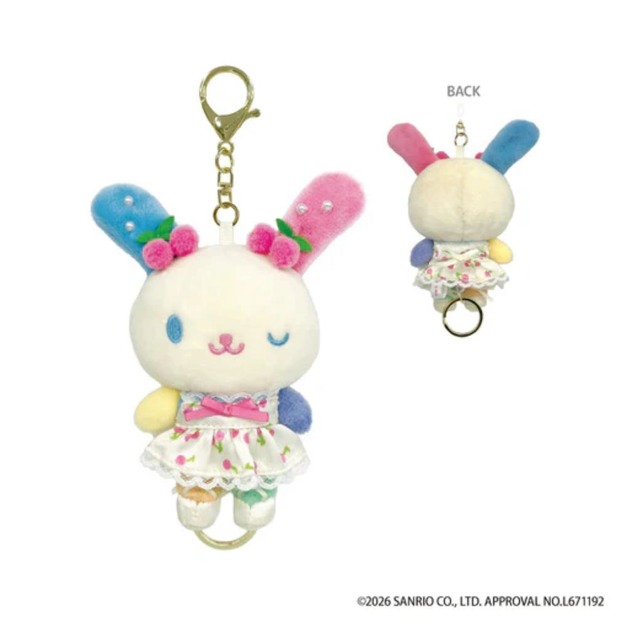 ▲免運特價【預購】Sanrio 花小兔 易拉扣玩偶吊飾 (櫻桃洋裝 NIC長腿系列)
