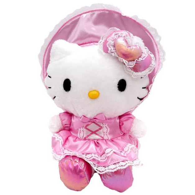 Sanrio 三麗鷗 Hello Kitty 絨毛玩偶娃娃 7吋 (粉蘿莉塔款) Sanrio 三麗鷗 Hello Kitty 絨毛玩偶娃娃 7吋 (粉蘿莉塔款)