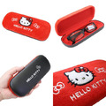 Sanrio 三麗鷗 絨布眼鏡盒附拭鏡布 (大臉款) Kitty 美樂蒂 酷洛米 大耳狗_1 Sanrio 三麗鷗 絨布眼鏡盒附拭鏡布 (大臉款) Kitty 美樂蒂 酷洛米 大耳狗_1