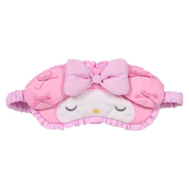 ▲新品特價 Sanrio 三麗鷗 美樂蒂 絨毛造型眼罩 (302修業旅行)