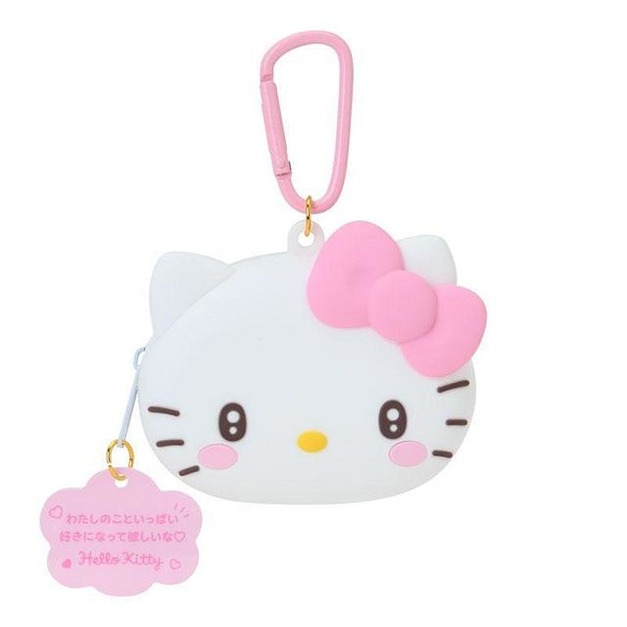 ▲新品特價【預購】Sanrio 三麗鷗 Hello Kitty 矽膠造型零錢包附扣環 (水汪應援 2026角色大賞)