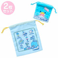 Sanrio 三麗鷗 山姆企鵝 束口袋2入組 (山姆咖啡廳) Sanrio 三麗鷗 山姆企鵝 束口袋2入組 (山姆咖啡廳)
