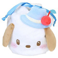 Sanrio 三麗鷗 絨毛造型束口袋 (草莓鮮奶油蛋糕) 小麥粉 兔媽媽 蹦蹦兔_3 Sanrio 三麗鷗 絨毛造型束口袋 (草莓鮮奶油蛋糕) 小麥粉 兔媽媽 蹦蹦兔_3