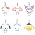Sanrio 三麗鷗 絨毛玩偶伸縮鑰匙圈 (白貓BABY款) Kitty 美樂蒂 酷洛米 大耳狗 Sanrio 三麗鷗 絨毛玩偶伸縮鑰匙圈 (白貓BABY款) Kitty 美樂蒂 酷洛米 大耳狗