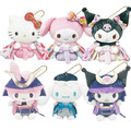 Sanrio 三麗鷗 絨毛玩偶吊飾 (戰國風) Kitty 美樂蒂 酷洛米 Sanrio 三麗鷗 絨毛玩偶吊飾 (戰國風) Kitty 美樂蒂 酷洛米