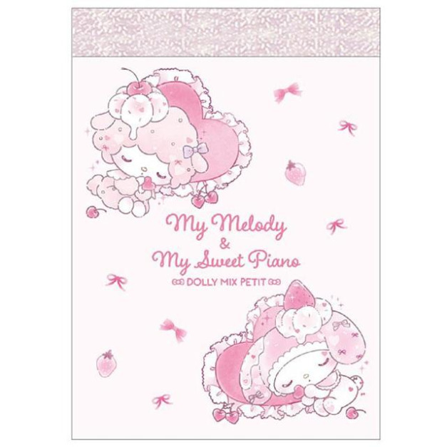 Sanrio 三麗鷗 x DOLLYMIX 美樂蒂 Piano 迷你便條本 (夢幻草莓蛋糕) Sanrio 三麗鷗 x DOLLYMIX 美樂蒂 Piano 迷你便條本 (夢幻草莓蛋糕)