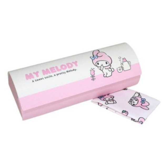 Sanrio 三麗鷗 美樂蒂 眼鏡盒附拭鏡布 (粉茶壺款) Sanrio 三麗鷗 美樂蒂 眼鏡盒附拭鏡布 (粉茶壺款)