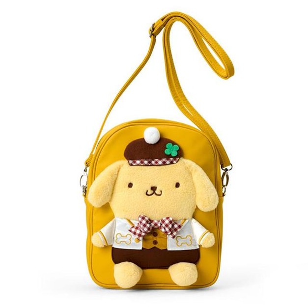 ▲新品特價 Sanrio 三麗鷗 布丁狗 絨毛造型斜背包 (盛裝打扮 2026角色大賞)