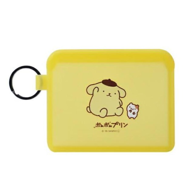 Sanrio 三麗鷗 布丁狗 扁平矽膠零錢包 (黃搔頭款)