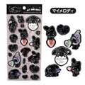 Sanrio 三麗鷗 水鑽造型貼紙組 (時髦黑白風格系列) Kitty 大耳狗 酷洛米 布丁狗_3 Sanrio 三麗鷗 水鑽造型貼紙組 (時髦黑白風格系列) Kitty 大耳狗 酷洛米 布丁狗_3