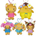 Sanrio 三麗鷗 絨毛玩偶零錢包吊飾 (曬黑泳衣款) Kitty 美樂蒂 布丁狗 大耳狗 Sanrio 三麗鷗 絨毛玩偶零錢包吊飾 (曬黑泳衣款) Kitty 美樂蒂 布丁狗 大耳狗