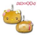 Sanrio 三麗鷗 絨毛造型伸縮票卡零錢包 (曬黑泳衣款) Kitty 美樂蒂 布丁狗 大耳狗_1 Sanrio 三麗鷗 絨毛造型伸縮票卡零錢包 (曬黑泳衣款) Kitty 美樂蒂 布丁狗 大耳狗_1