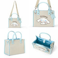 Sanrio 三麗鷗 棉質手提肩背兩用包 (大臉款) Kitty 美樂蒂 大耳狗 酷洛米_3 Sanrio 三麗鷗 棉質手提肩背兩用包 (大臉款) Kitty 美樂蒂 大耳狗 酷洛米_3