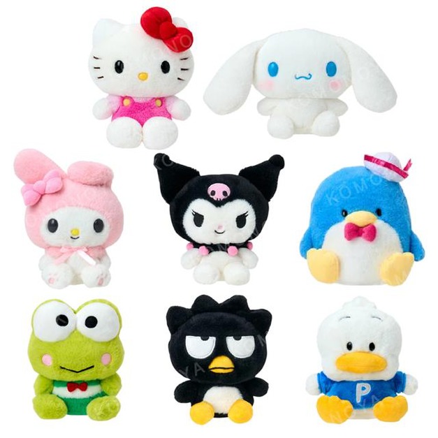 Sanrio 三麗鷗 絨毛玩偶娃娃 S (經典款) Kitty 酷洛米 山姆 大眼蛙 貝克鴨
