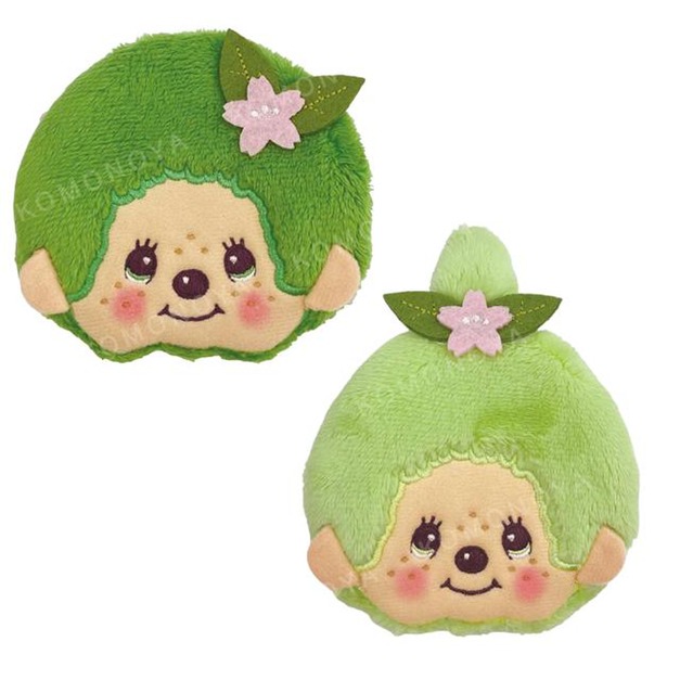 Monchhichi 造型口金零錢包 (抹茶款)