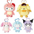 Sanrio 三麗鷗 絨毛玩偶零錢包吊飾 (恐龍裝扮款) Kitty 布丁狗 大耳狗 Sanrio 三麗鷗 絨毛玩偶零錢包吊飾 (恐龍裝扮款) Kitty 布丁狗 大耳狗