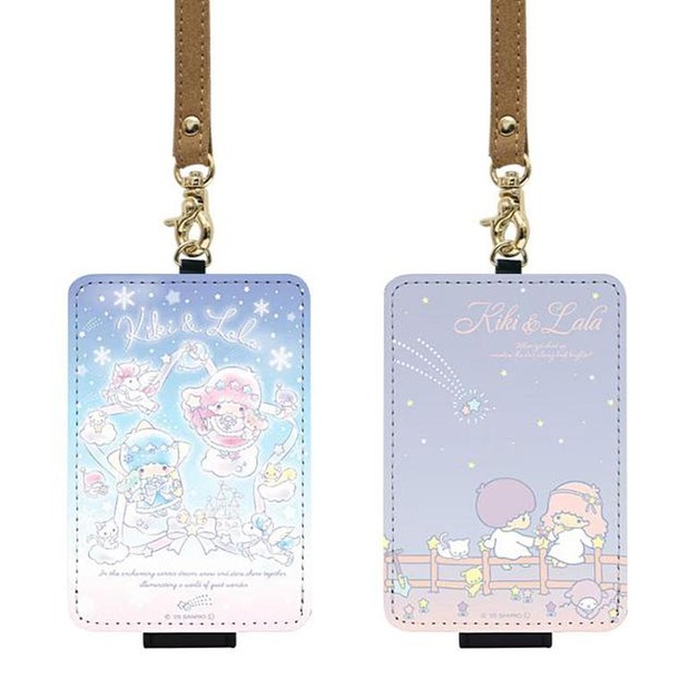 Sanrio 三麗鷗 雙子星 皮質票卡套 (冬日星星/柵欄星空款)