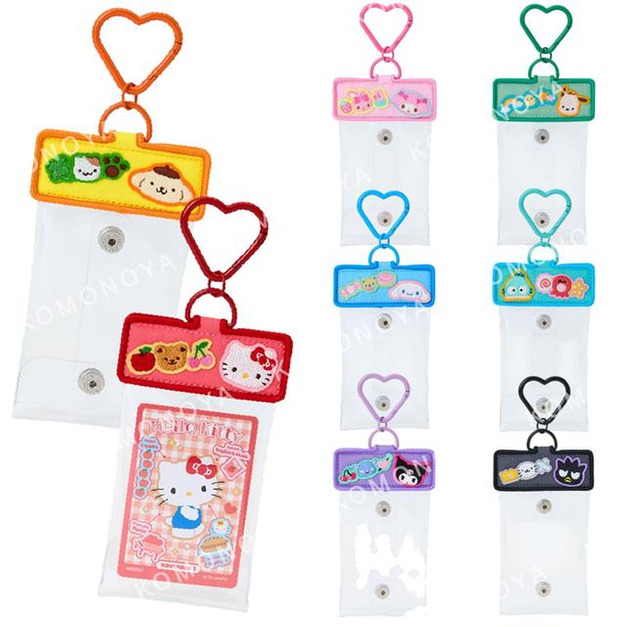 ▲新品特價 Sanrio 三麗鷗 PVC扣式收納包附扣環(燙布款) Kitty 美樂蒂 大耳狗 帕恰狗
