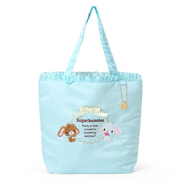 ▲新品特價 Sanrio 三麗鷗 蜜糖邦尼 緞面直式肩背袋 (餅乾系列)