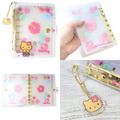 Sanrio 三麗鷗 PVC 6孔夾活頁貼紙簿 (曬黑扶桑花款) Kitty 美樂蒂 酷洛米 大耳狗_1 Sanrio 三麗鷗 PVC 6孔夾活頁貼紙簿 (曬黑扶桑花款) Kitty 美樂蒂 酷洛米 大耳狗_1