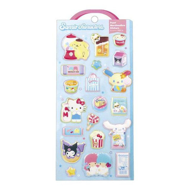 Sanrio 三麗鷗大集合 造型立體貼紙組 (甜點款) Sanrio 三麗鷗大集合 造型立體貼紙組 (甜點款)