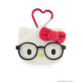 Sanrio 三麗鷗 Hello Kitty 絨毛造型零錢包吊飾 (眼鏡款)_1 Sanrio 三麗鷗 Hello Kitty 絨毛造型零錢包吊飾 (眼鏡款)_1