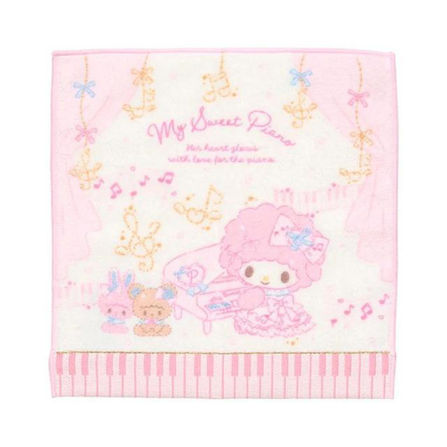 ▲新品特價【預購】Sanrio三麗鷗 Piano 棉質方巾 25x25cm (生日鋼琴音樂會) ▲新品特價【預購】Sanrio三麗鷗 Piano 棉質方巾 25x25cm (生日鋼琴音樂會)