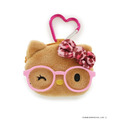 Sanrio 三麗鷗 Hello Kitty 絨毛造型零錢包吊飾 (眼鏡款)_4 Sanrio 三麗鷗 Hello Kitty 絨毛造型零錢包吊飾 (眼鏡款)_4