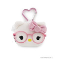 Sanrio 三麗鷗 Hello Kitty 絨毛造型零錢包吊飾 (眼鏡款)_3 Sanrio 三麗鷗 Hello Kitty 絨毛造型零錢包吊飾 (眼鏡款)_3