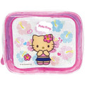 Sanrio 三麗鷗 PVC方形拉鍊化妝包 (曬黑扶桑花款) Kitty 美樂蒂 酷洛米 大耳狗_1 Sanrio 三麗鷗 PVC方形拉鍊化妝包 (曬黑扶桑花款) Kitty 美樂蒂 酷洛米 大耳狗_1